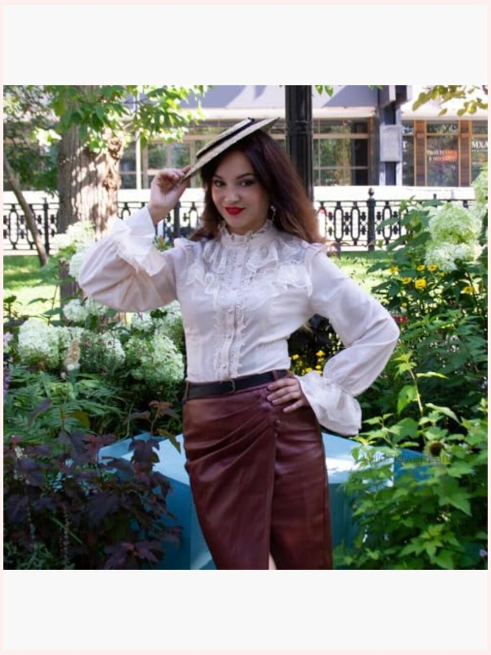 Victorian Blouse Long Sleeve Renaissance Shirt Gothic Button Down Tops - Picture 4 of 7
